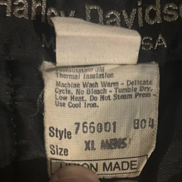 Vintage Harley Davidson Jacket size XL
